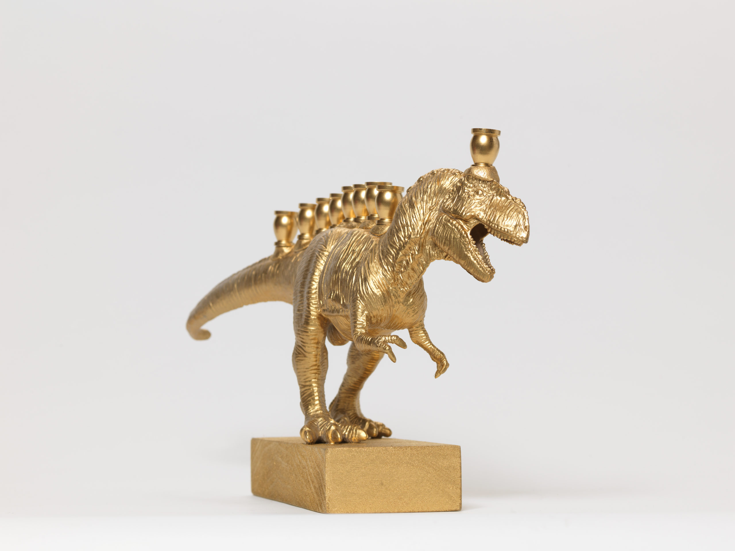 Chanukka, Chanukkia, T-Rex, Dino, Kitsch