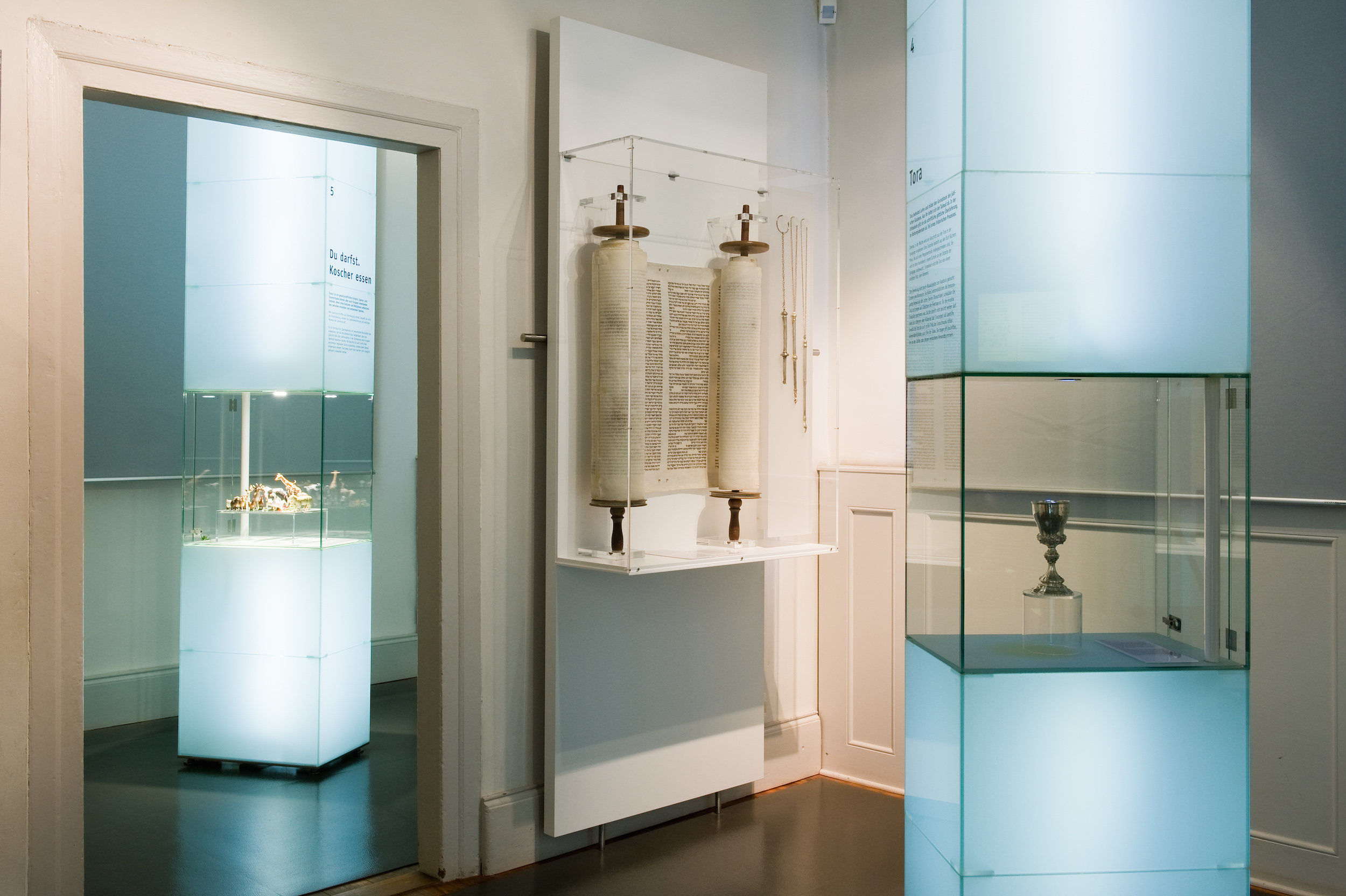 Tora, Dauerausstellung Fürth, DA Fürth, Judaica, Torarolle
