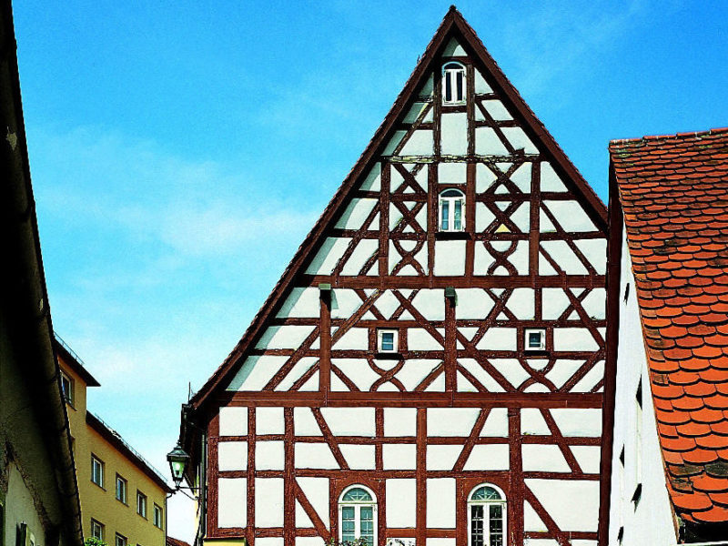 Außenansicht des Jüdischen Museums Franken in Schnaittach.